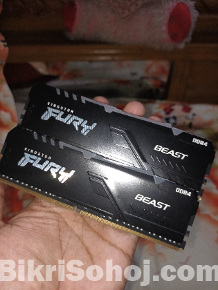 Kingston Fury Beast 8GB RGB DDR4 3200mhz
